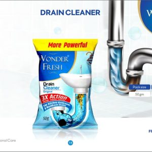 WONDER FRESH POWER FULL DRINE CLEANER 250g